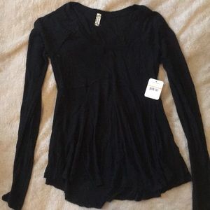 Free People black long sleeve